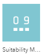 Adding the Suitability Modeler widget Adding the Suitability Modeler widget